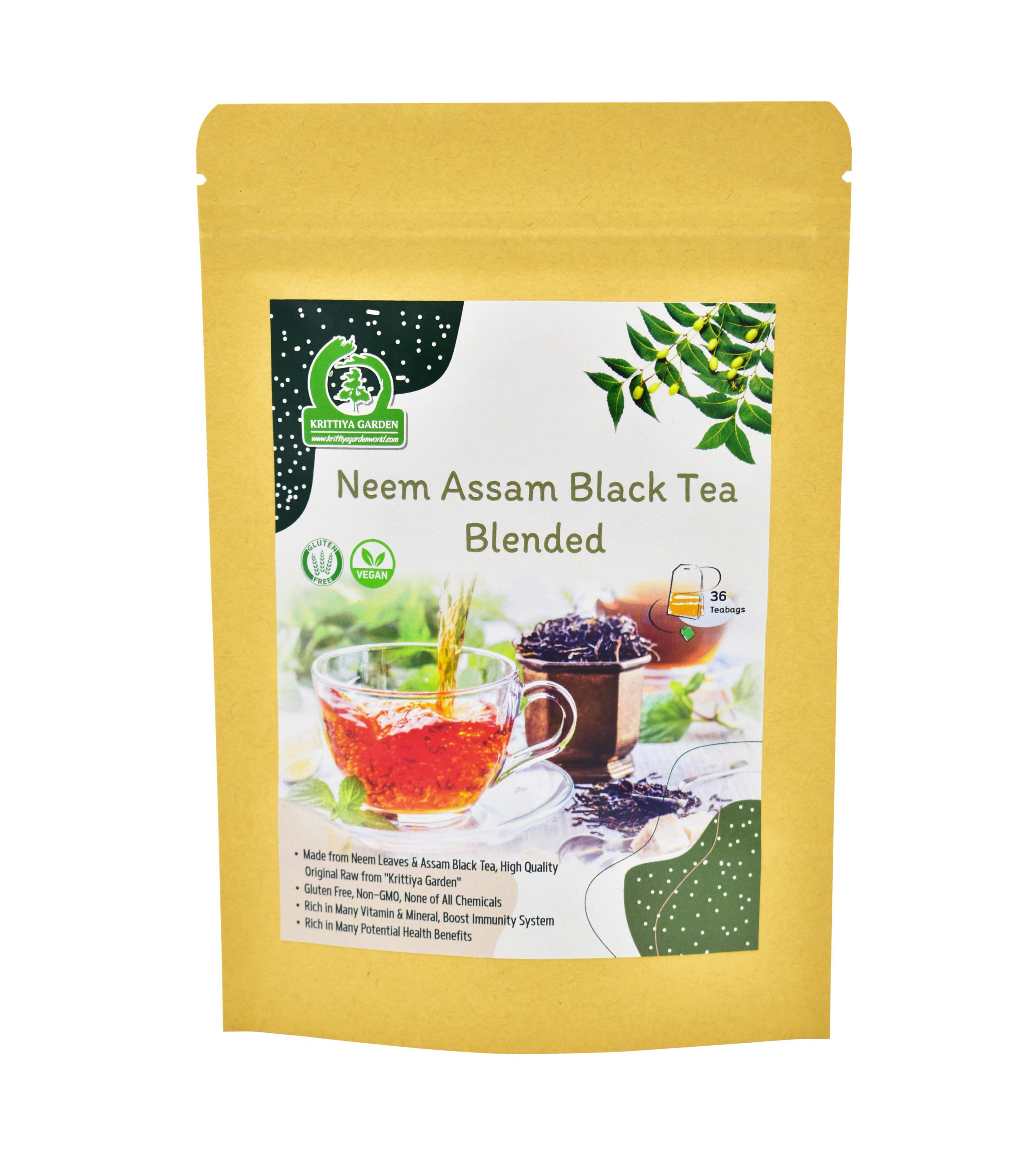 Neem Assam Black Tea Front