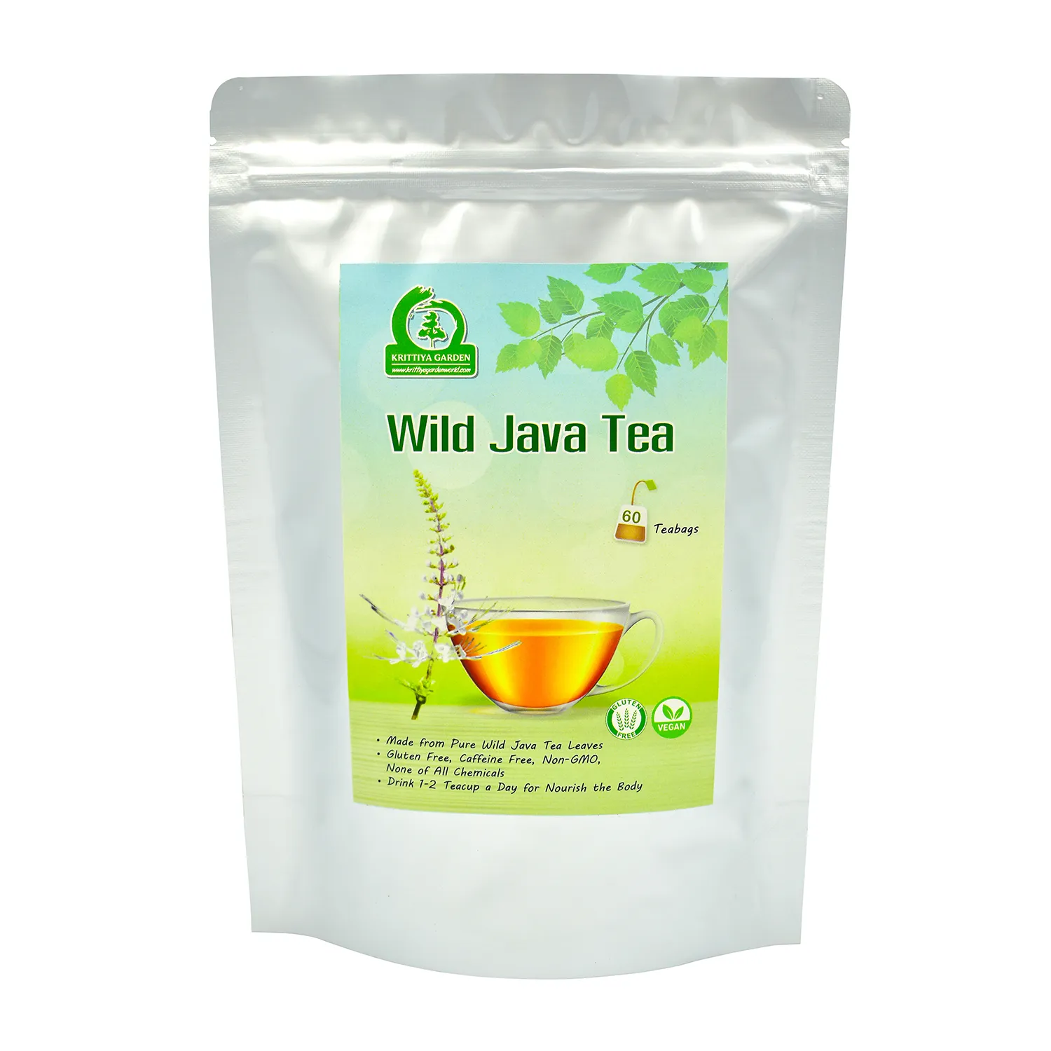 Wild Java Tea 60-Teabags (Kumisukuchin, Orthosiphon Aristatus, Cat ...